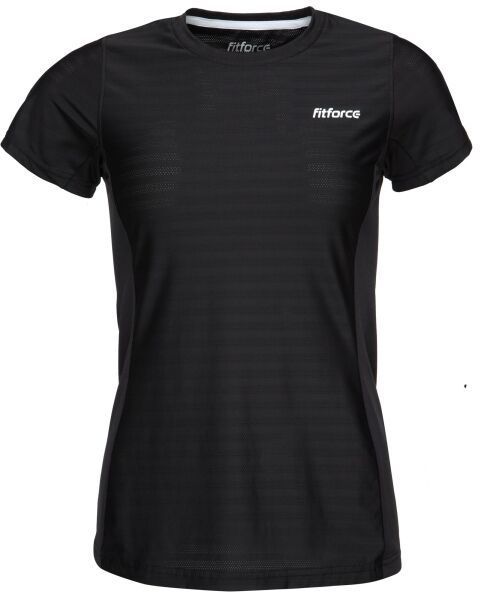 Fitforce JEKILA Dámske fitness tričko, čierna, veľkosť
