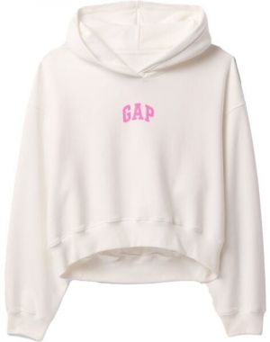 GAP LOGO CROPPED Dámska mikina, biela, veľkosť