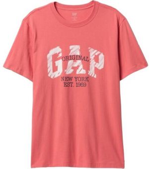 GAP V-ORIGINAL NEW YORK Pánske tričko, lososová, veľkosť