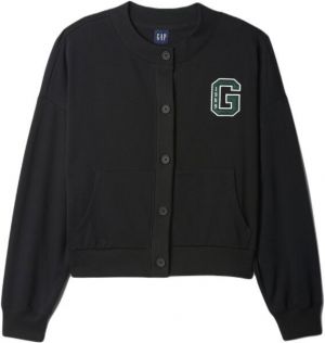 GAP LOGO CREW Dámsky sveter, čierna, veľkosť