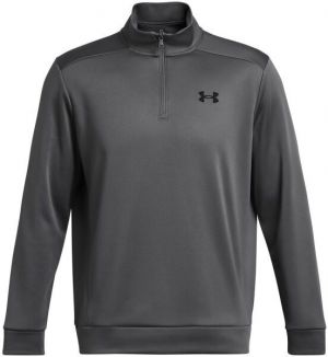 Under Armour ARMOUR FLEECE 1/4 ZIP Pánska flísová mikina, sivá, veľkosť L