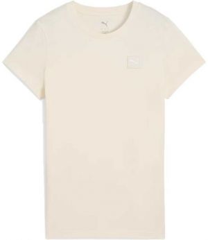 Puma ESS ELEVATED EMBROIDERED TEE Pánske tričko, béžová, veľkosť