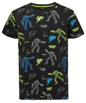 Lewro BRADBURY Chlapčenské tričko, čierna, veľkosť 164-170