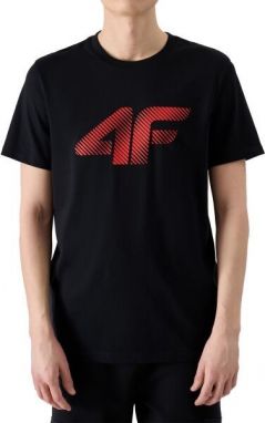 4F TSHIRT Pánske tričko, čierna, veľkosť