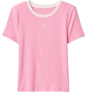 GAP MOD RIB ABBRV Dámske tričko, růžová, veľkosť