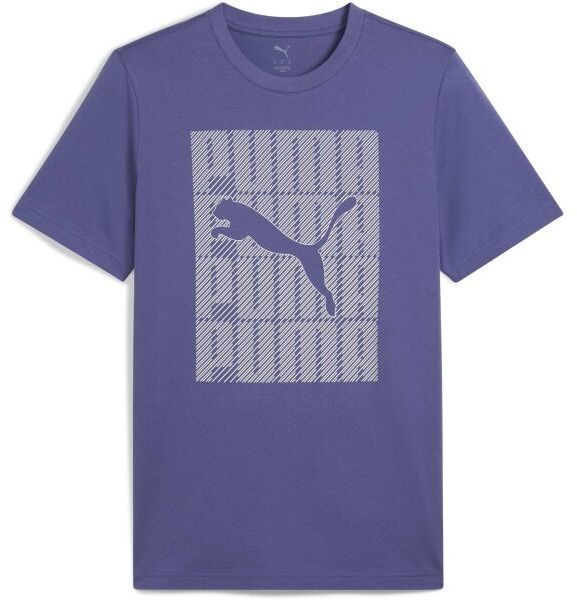 Puma GRAPHIC PUMA WORDING TEE Pánske tričko, modrá, veľkosť