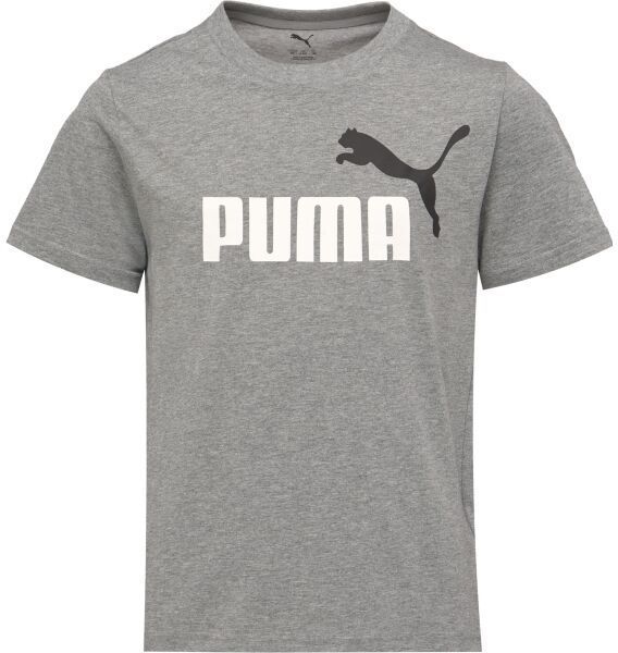 Puma ESSENTIALS 2 COLOR N0.1 LOGO TEE B Chlapčenské tričko, sivá, veľkosť