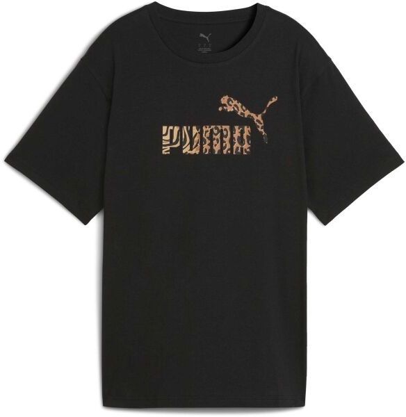 Puma ESSENTIALS GRPHIC ANIMAL RELXED TEE Dámske tričko, čierna, veľkosť
