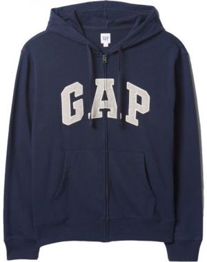 GAP V-FRCH HERITAGE LOGO Pánska mikina, tmavo modrá, veľkosť