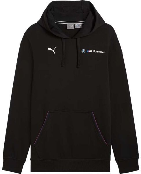 Puma BMW M MOTORSPORT ESSENTIALS+ HOODIE FT Pánska mikina, čierna, veľkosť