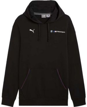 Puma BMW M MOTORSPORT ESSENTIALS+ HOODIE FT Pánska mikina, čierna, veľkosť