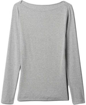 GAP MOD BATEAU Dámske tričko, sivá, veľkosť