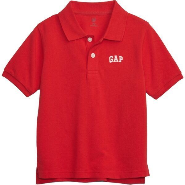GAP V-IE LOGO POLO Chlapčenské tričko, červená, veľkosť