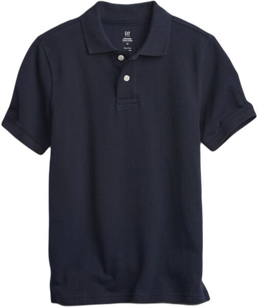 GAP POLO ORGANIC Detské polo tričko, tmavo modrá, veľkosť