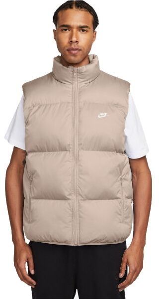 Nike CLUB PUFFER Pánska vesta, béžová, veľkosť