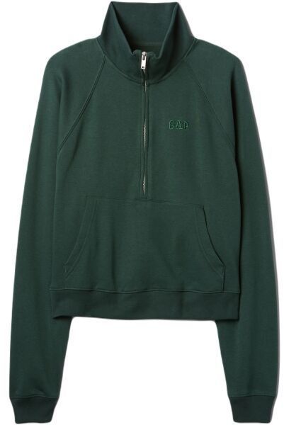 GAP JAPAN Dámska mikina, tmavo zelená, veľkosť