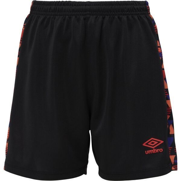 Umbro FORMATION KNIT SHORT - JNR Detské športové kraťasy, čierna, veľkosť XL