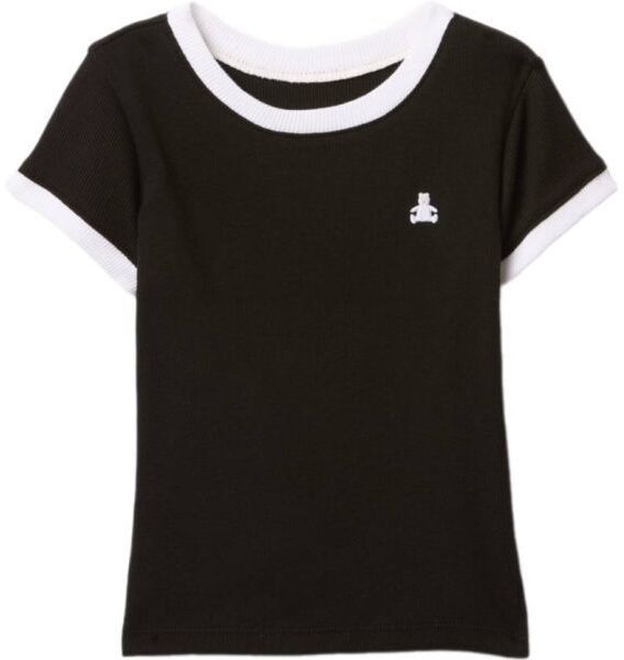 GAP RINGER Dievčenské tričko, čierna, veľkosť 3Y