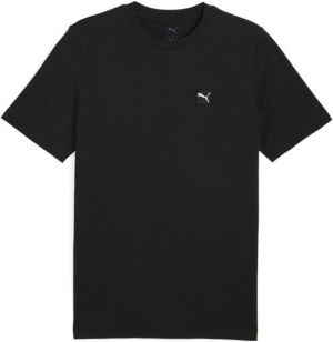 Puma ESSENTIALS ELEVATED TEE Pánske tričko, čierna, veľkosť