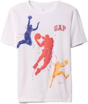 GAP V-FEB Chlapčenské tričko, biela, veľkosť