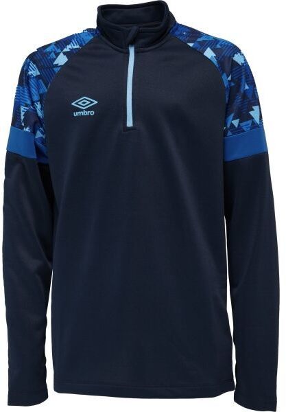 Umbro FORMATION QUARTER ZIP - JNR Detská športová mikina, tmavo modrá, veľkosť L