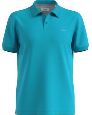 s.Oliver RL BIG SIZE POLO NOOS Pánske polo tričko, tyrkysová, veľkosť