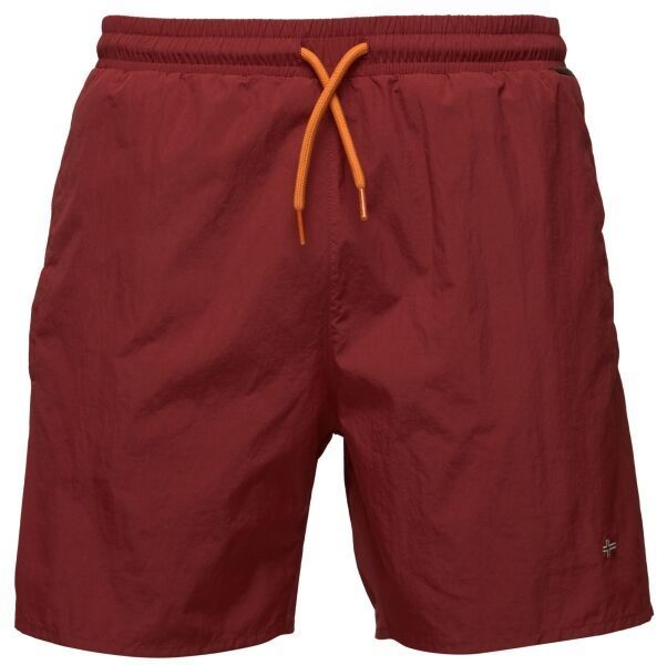Napapijri V-HALDANE Pánske kúpacie šortky, červená, veľkosť