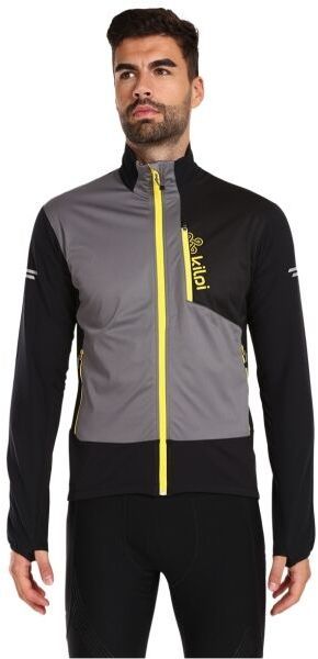 KILPI NORDIM Pánska bežecká bunda, sivá, veľkosť