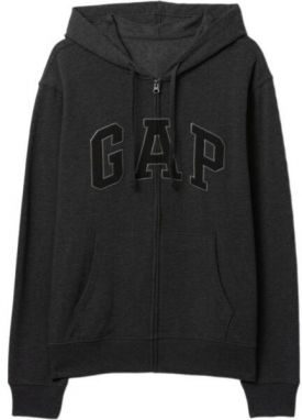 GAP V-FRCH HERITAGE LOGO Pánska mikina, tmavo sivá, veľkosť