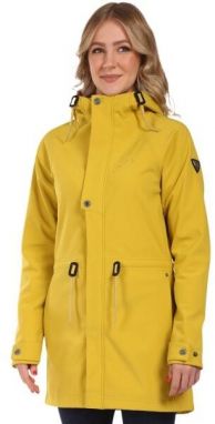 KILPI LASIKA Dámsky softshellový kabát, zlatá, veľkosť