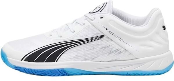 Puma ACCELERATE TURBO Pánska halová obuv, bílá, veľkosť 41