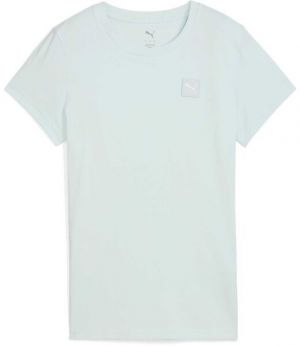 Puma ESS ELEVATED EMBROIDERED TEE Pánske tričko, svetlo zelená, veľkosť