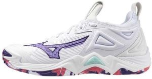 Mizuno WAVE MOMENTUM 3 W Dámska volejbalová obuv, biela, veľkosť 37