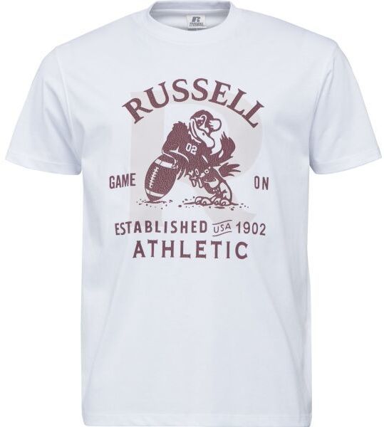 Russell Athletic T-SHIRT Pánske tričko, biela, veľkosť