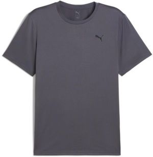 Puma M TAD ESSENTIALS SOLID CAT TEE Pánske tričko, sivá, veľkosť