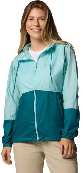 Columbia FLASH FORWARD™ II WINDBREAKER Dámska bunda, tyrkysová, veľkosť