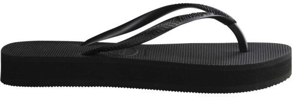 HAVAIANAS SLIM FLAT FORM Dámske žabky, čierna, veľkosť 43/44