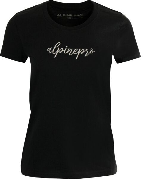 ALPINE PRO CUVA Dámske tričko, čierna, veľkosť