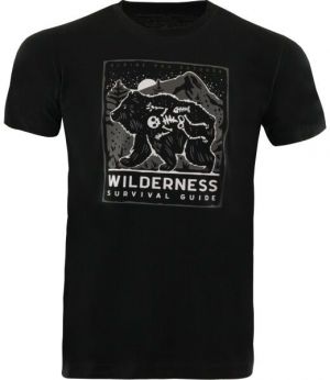 ALPINE PRO MERES Pánske tričko, čierna, veľkosť