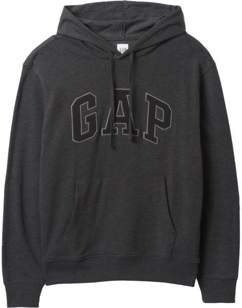 GAP V-FRCH HERITAGE LOGO Pánska mikina, tmavo sivá, veľkosť