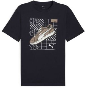 Puma GRAPHIC SNEAKER TEE Pánske tričko, tmavo modrá, veľkosť