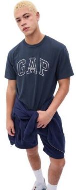 GAP ARCHIVE LOGO Pánske tričko, tmavo modrá, veľkosť