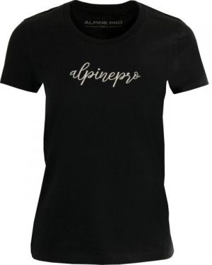 ALPINE PRO CUVA Dámske tričko, čierna, veľkosť