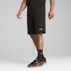 Puma ESSENTIALS+ LOGO LAB GRAPHIC SHORTS 10 Pánske teplákové kraťasy, čierna, veľkosť