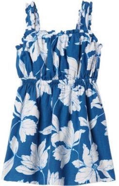 GAP SMOCK Dievčenské šaty, modrá, veľkosť 4Y
