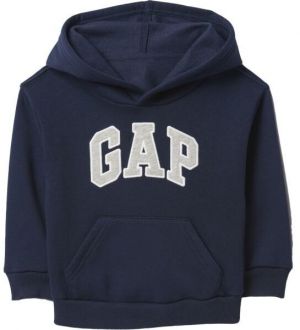 GAP V-FRCH LOGO Chlapčenská mikina, tmavo modrá, veľkosť