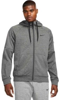 Nike NK TF HD FZ Pánska mikina, tmavo sivá, veľkosť