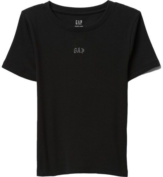 GAP MOD RIB ABBRV Dámske tričko, čierna, veľkosť
