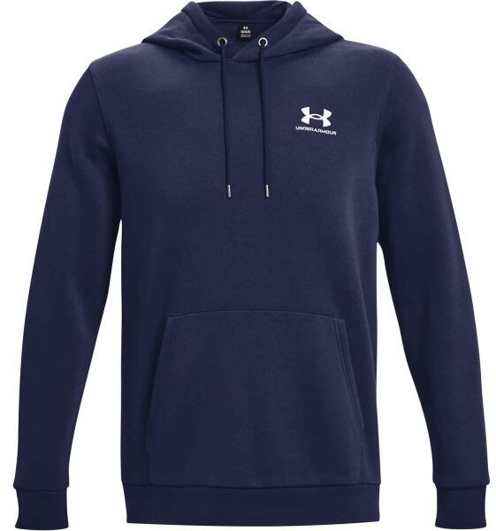 Under Armour ESSENTIAL Pánska mikina, tmavo modrá, veľkosť