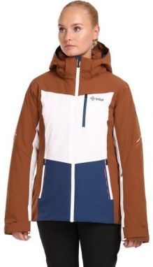 KILPI VALERA Dámska lyžiarska bunda, hnedá, veľkosť